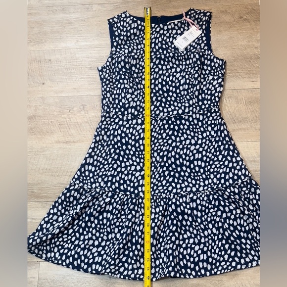 NWT Vineyard Vines Painted Dots Tiered Ruffle Dress Size 4 - Picture 9 of 10